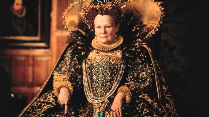 Judi Dench in ihrer Rolle als Königin Elisabeth I. im Film "Shakespeare in Love" (1998)