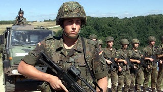 Bundeswehrsoldaten der Luftlandebrigade 26 Saarland