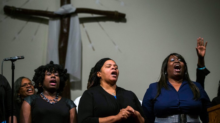 Gospelchor in einer Kirche