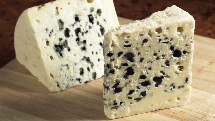 Aufgeschnittener Roquefort