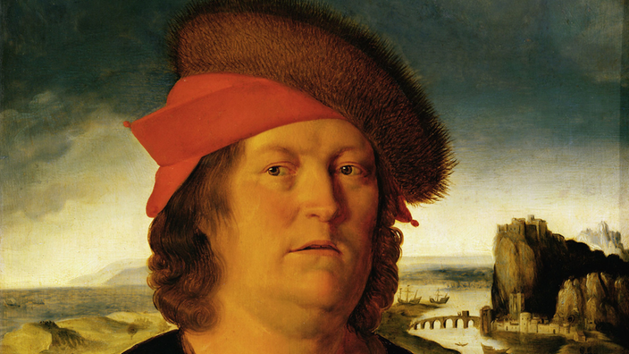 Ein Gemälde von Paracelsus