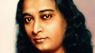 Porträt in Farbe von Paramahansa Yogananda