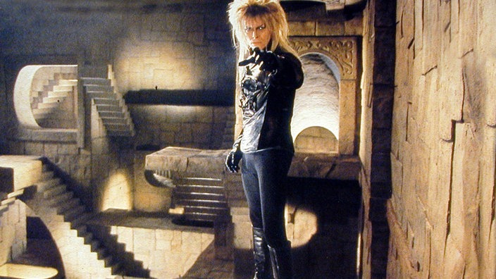 Szenenfoto aus dem Film "Labyrinth" mit David Bowie