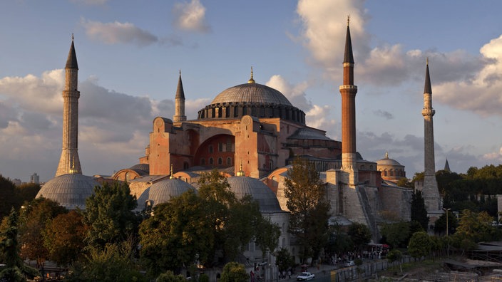 Blick auf die Hagia Sophia