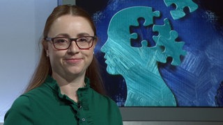 Porträtaufnahme von Dr. Isabel Heinrich zu Gast bei Planet Wissen.