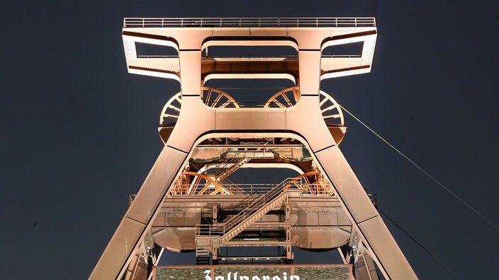 Förderturm der Zeche Zollverein in Essen